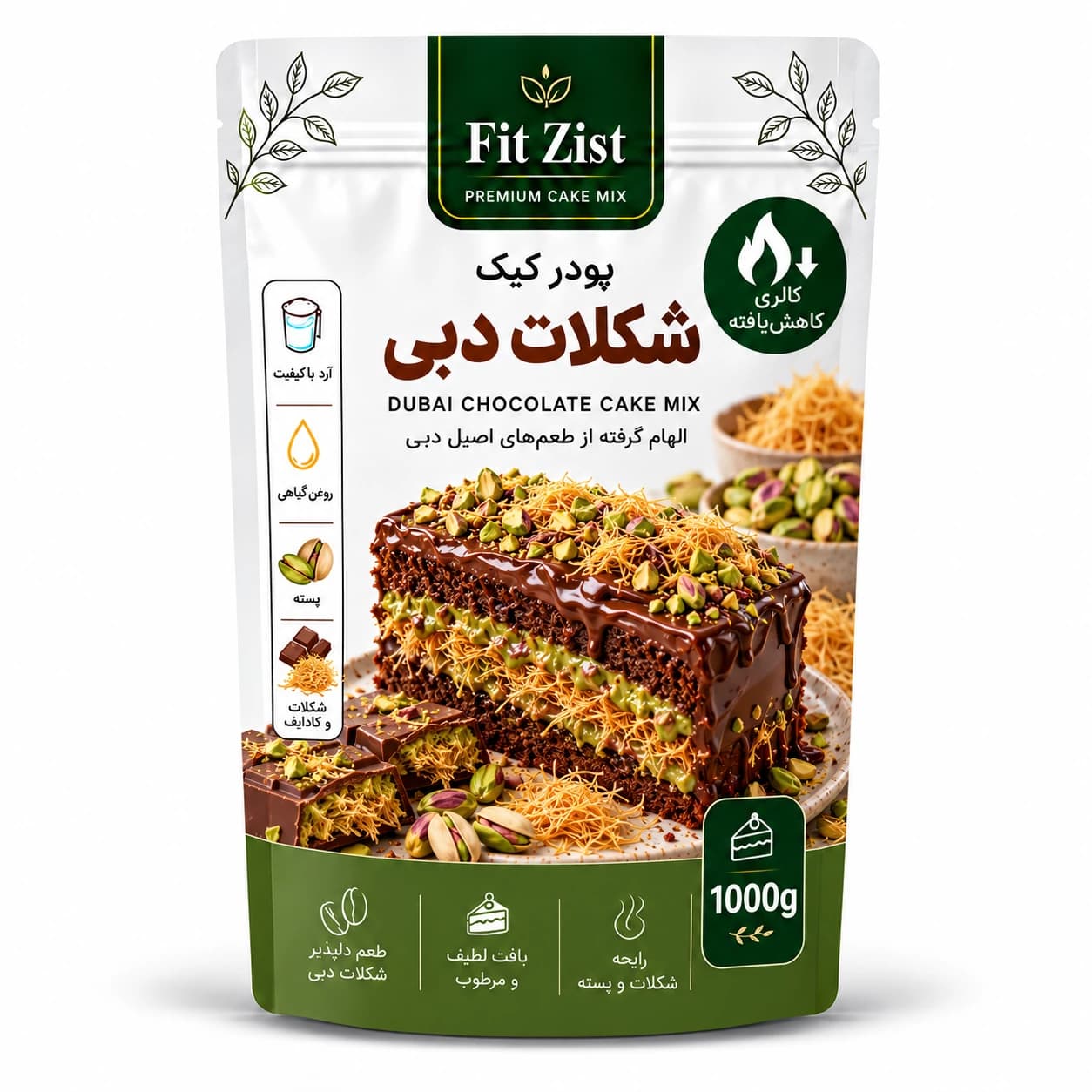 پودر کیک دبی چاکلت 1000 گرم