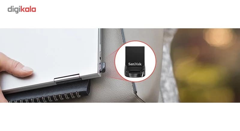 فلش مموری 64 گیگابایت USB 3.1 سن دیسک مدل Ultra Fit — تصویر ۷