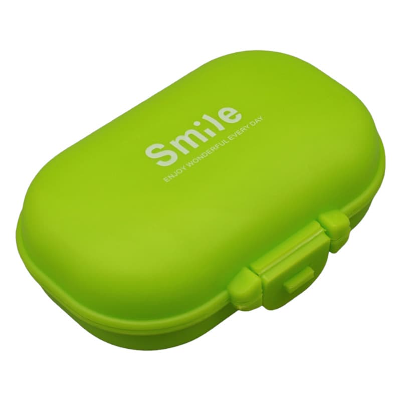 جعبه قرص ۴ خانه مسافرتی مدل GS-Smile ضد ضربه و BPA Free