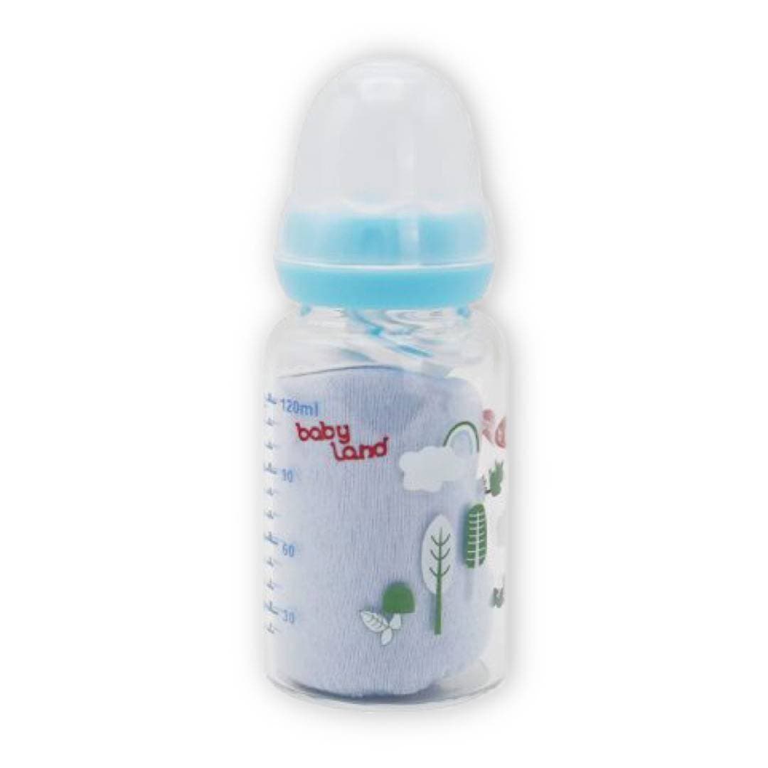 شیرخوری پیرکس کاور دار بیبی لند baby land کد 517 حجم 120 میل