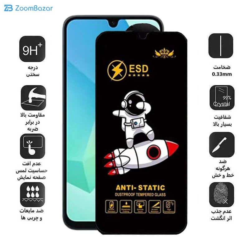 گلس اپیکوی مدل Spaceship مناسب برای گوشی موبایل سامسونگ Galaxy A16 — تصویر ۷