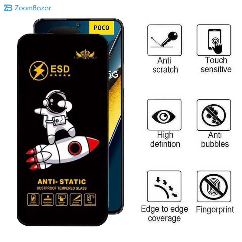 گلس اپیکوی مدل Spaceship مناسب برای گوشی موبایل شیائومی Poco X6 Pro/ Poco X6/ Poco M6 Pro 4G — تصویر ۶