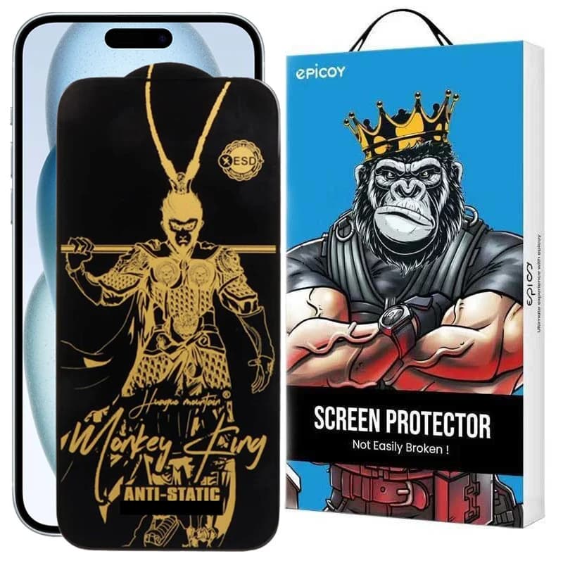 گلس اپیکوی مدل Wukong ESD مناسب برای گوشی موبایل اپل iPhone 15/16/14 Pro