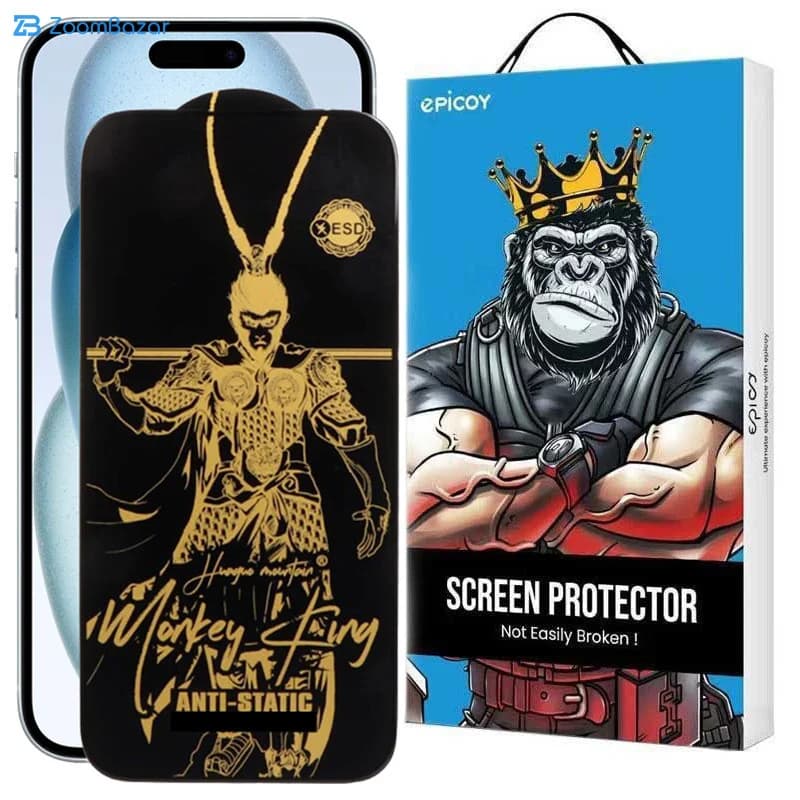 گلس اپیکوی مدل Wukong ESD مناسب برای گوشی موبایل اپل iPhone 15/16/14 Pro — تصویر ۲