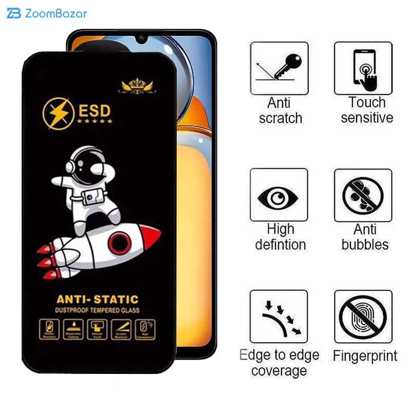 گلس اپیکوی مدل Spaceship مناسب برای گوشی موبایل شیائومی Redmi 13C / Poco C65 — تصویر ۵