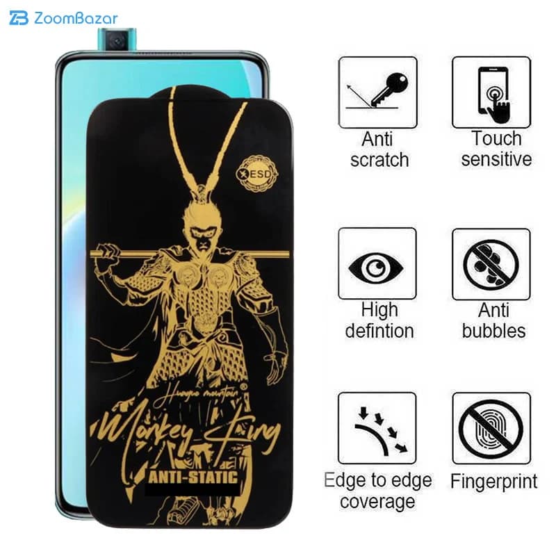 گلس اپیکوی مدل Wukong ESD مناسب برای گوشی موبایل شیائومی Redmi K30 Ultra/K30 Pro/Poco F2/Poco X2/Mi 10T — تصویر ۴