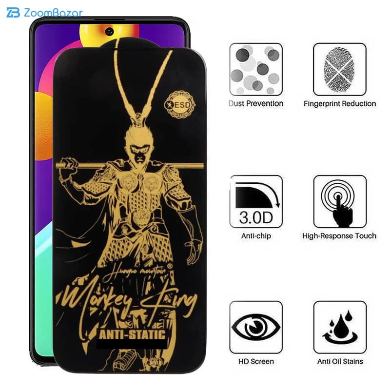 گلس اپیکوی مدل Wukong ESD مناسب برای گوشی موبایل سامسونگ Galaxy M62/M55/M55s/F62/F55/F54/Note 10 Lite/S10 Lite/C55 — تصویر ۵
