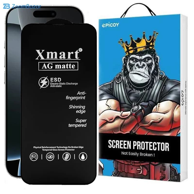 گلس مات اپیکوی مدل Xmart Ag Matte مناسب برای گوشی موبایل اپل iphone 16 Pro Max — تصویر ۲