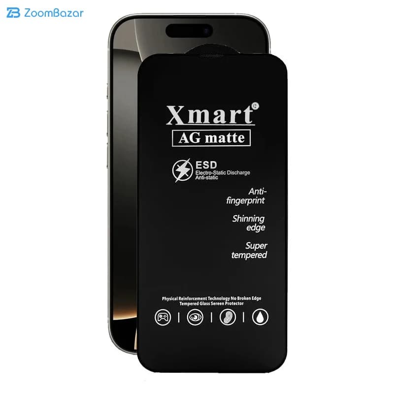گلس مات اپیکوی مدل Xmart Ag Matte مناسب برای گوشی موبایل اپل iphone 16 Pro Max — تصویر ۱۱