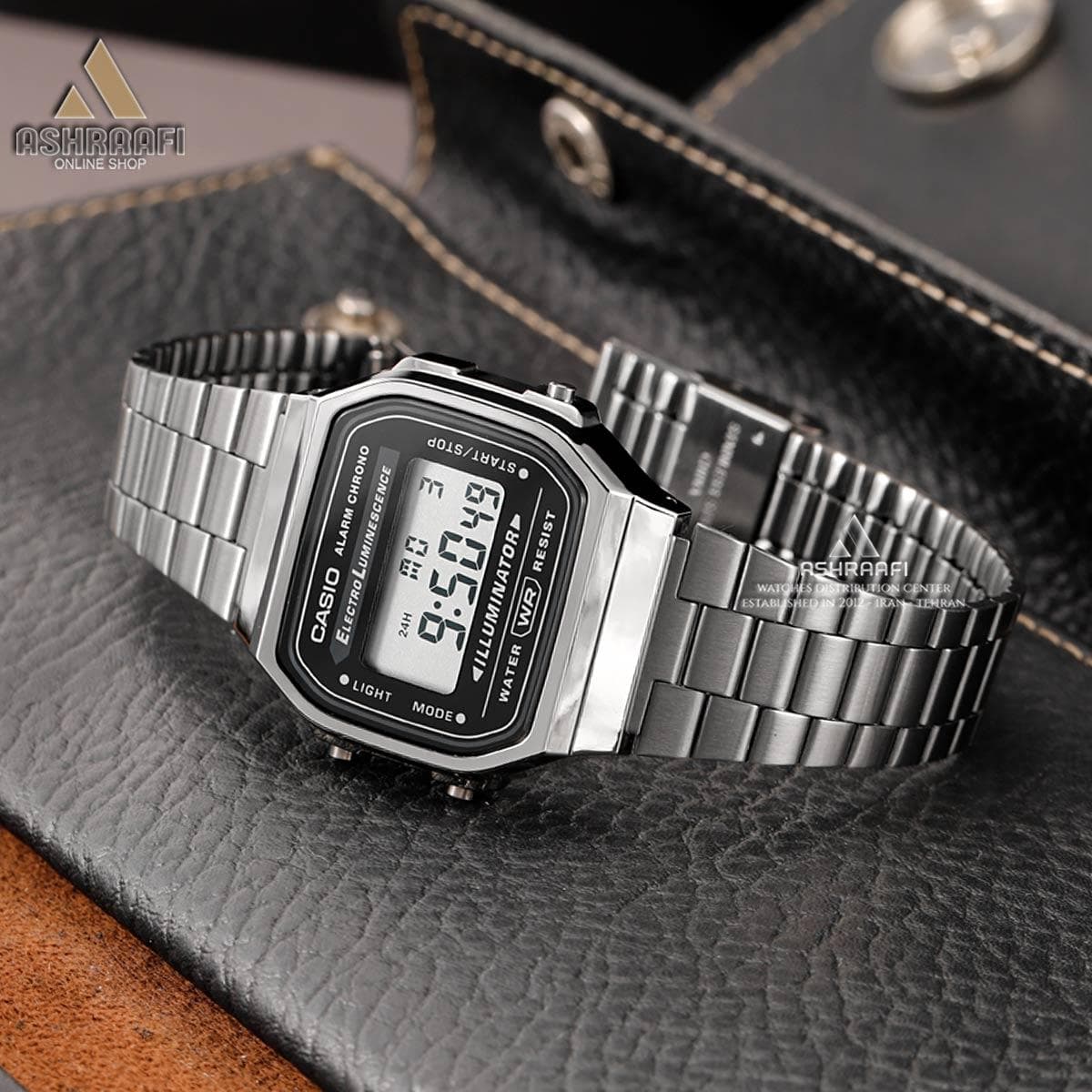 ساعت کاسیو نوستالژیک Casio A168WGG-1A — تصویر ۳