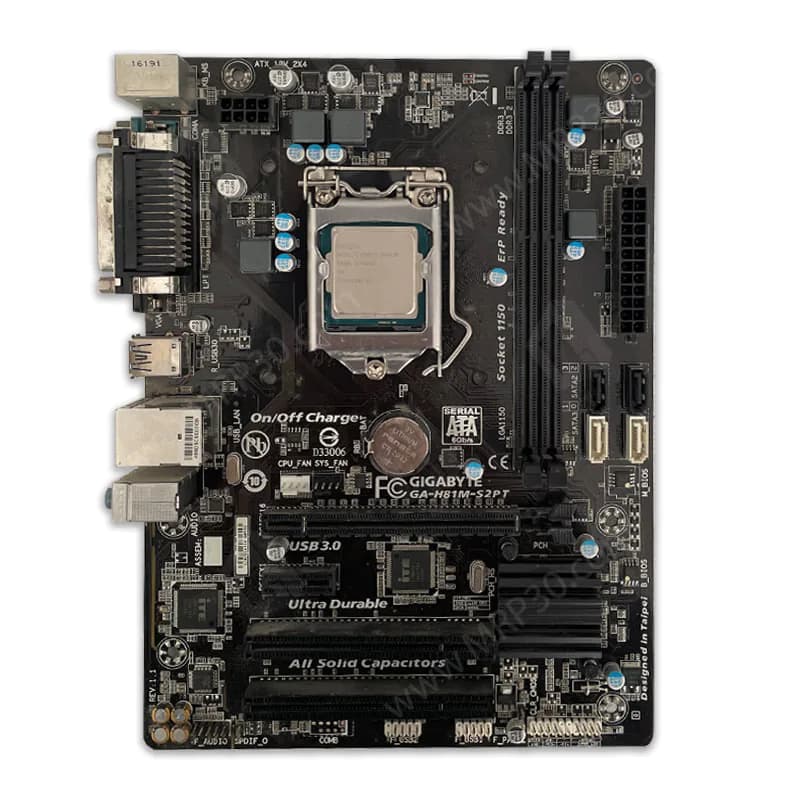 باندل مادربرد GIGABYTE GA-H81M-S2PT و پردازنده i3 4170 استوک