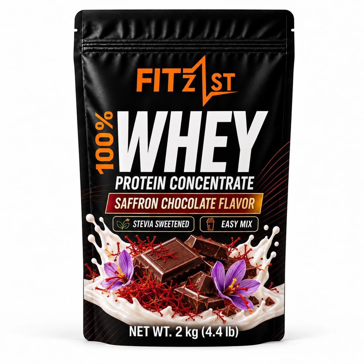 وی پروتئین شکلات زعفران 2000 گرم (Whey)