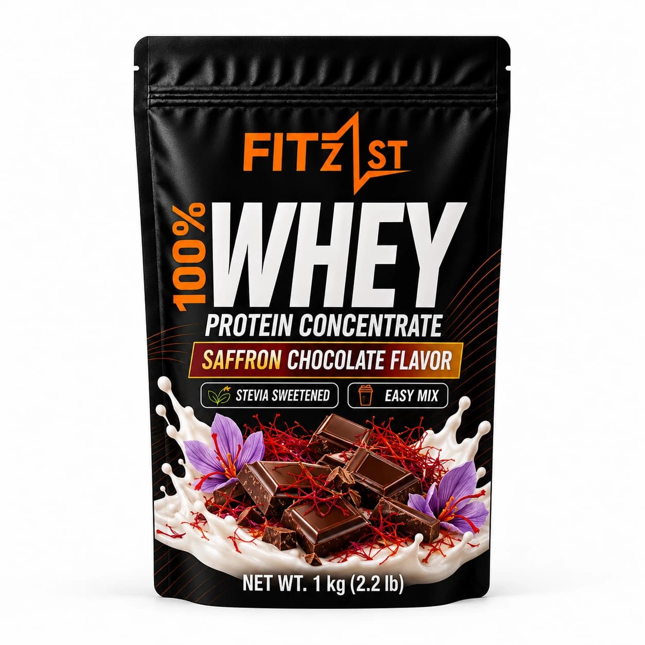 وی پروتئین شکلات زعفران 2000 گرم (Whey) — تصویر ۴