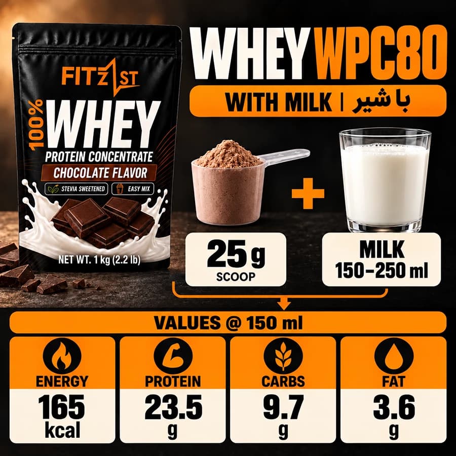 وی پروتئین شکلات عسل 500 گرم (Whey) — تصویر ۶