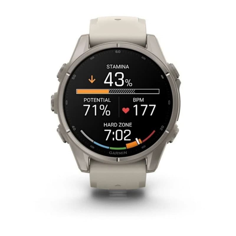ساعت هوشمند 43 میلیمتری گارمین مدل Fenix 9 با بند سیلیکونی، سازگار با آیفون و اندروید — تصویر ۴