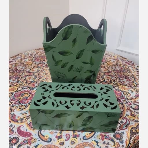 ست سطل و جادستمال کاغذی کامنا مدل 13145057