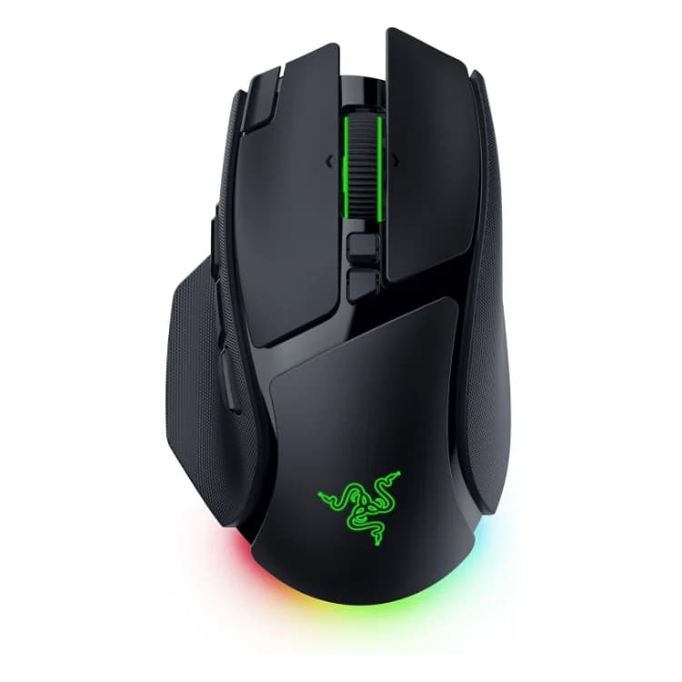 موس گیمینگ ریزر مدل Razer Basilisk V4 Pro وایرلس سفید — تصویر ۳