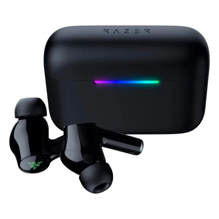ایربادز گیمینگ ریزر مدل Razer Hammerhead V3 X HyperSpeed وایرلس مشکی — تصویر ۲