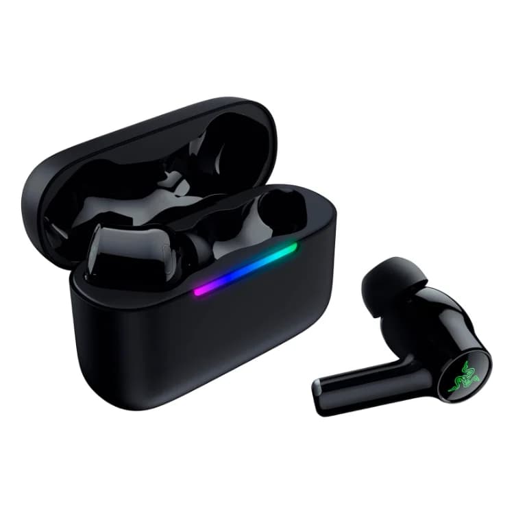 ایربادز گیمینگ ریزر مدل Razer Hammerhead V3 X HyperSpeed وایرلس مشکی — تصویر ۴
