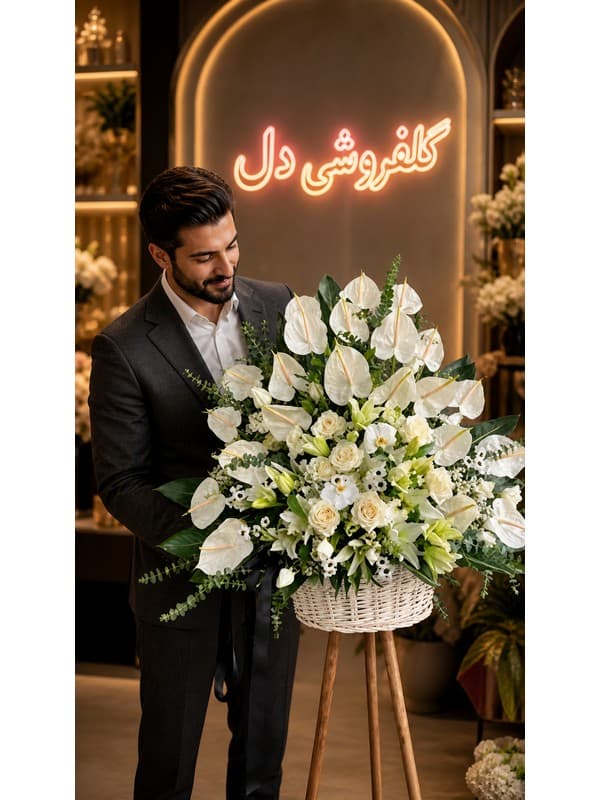 سبد گل فارغ التحصیلی لوکس | سبد گل لوکس برای جشن فارغ التحصیلی