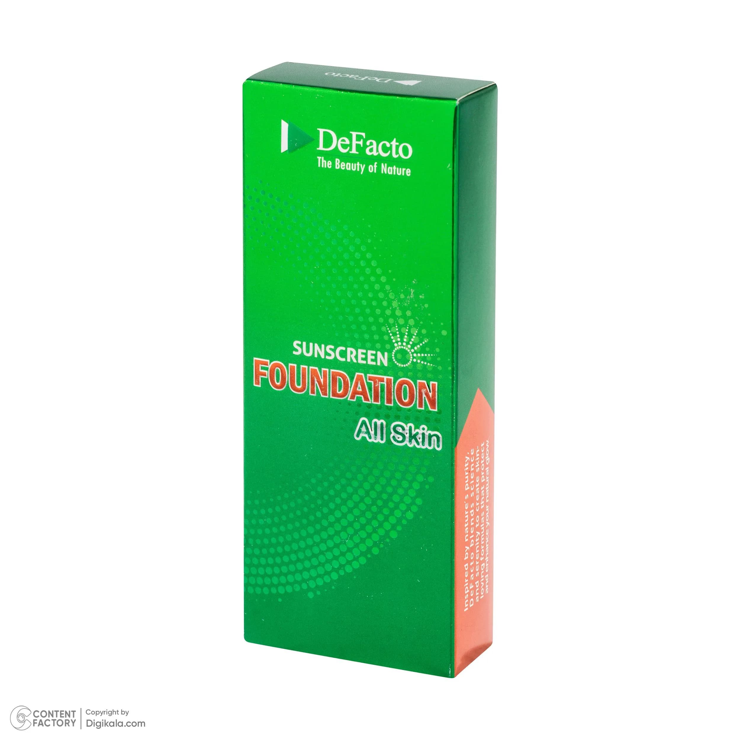 کرم ضد آفتاب رنگی صورت دیفکتو SPF 50 مدل LB ‌محافظ در برابر اشعه UVA،UVB مناسب برای انواع پوست حجم 50 میلی‌لیتر — تصویر ۷