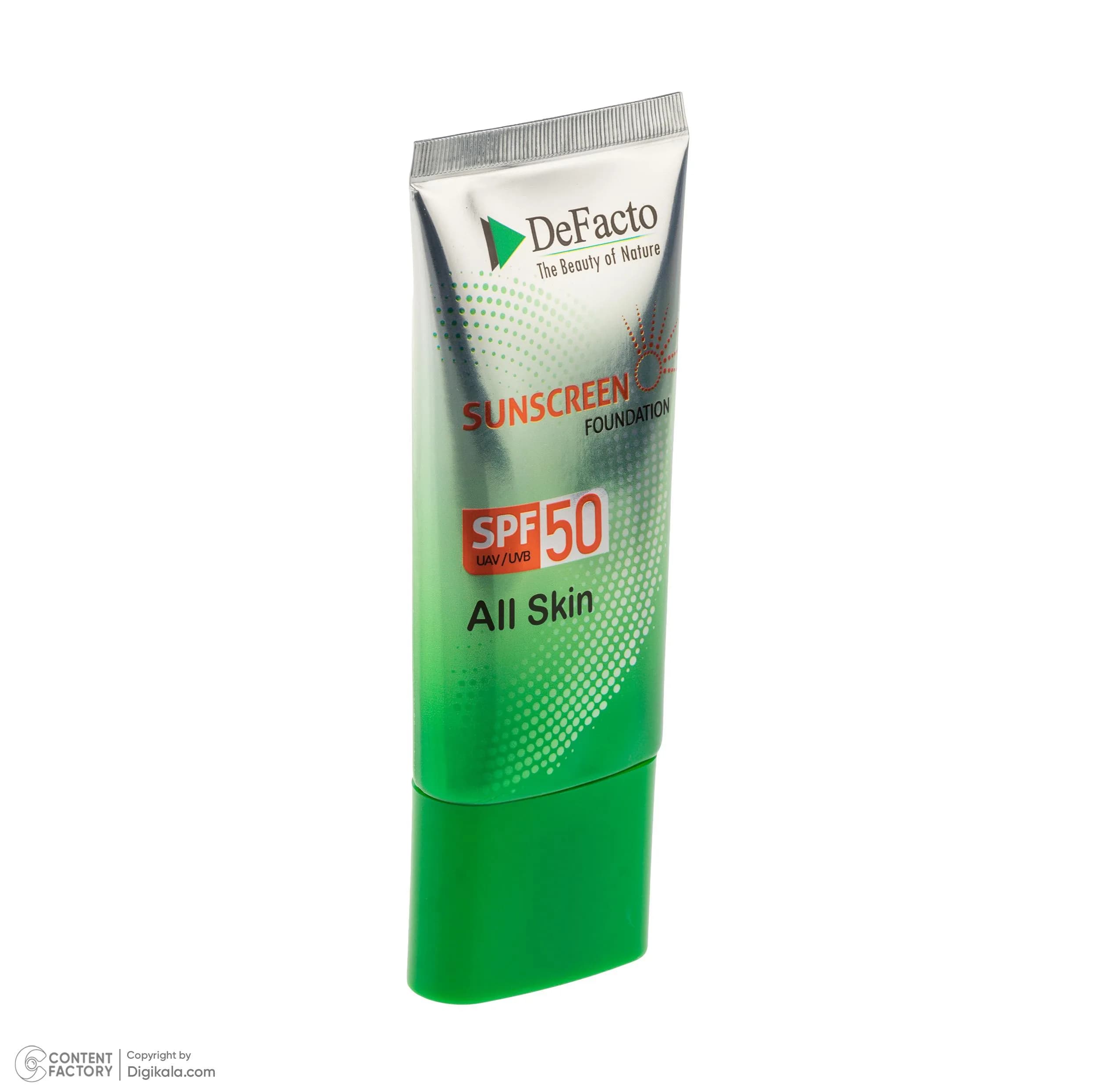 کرم ضد آفتاب رنگی صورت دیفکتو SPF 50 مدل LB ‌محافظ در برابر اشعه UVA،UVB مناسب برای انواع پوست حجم 50 میلی‌لیتر — تصویر ۶