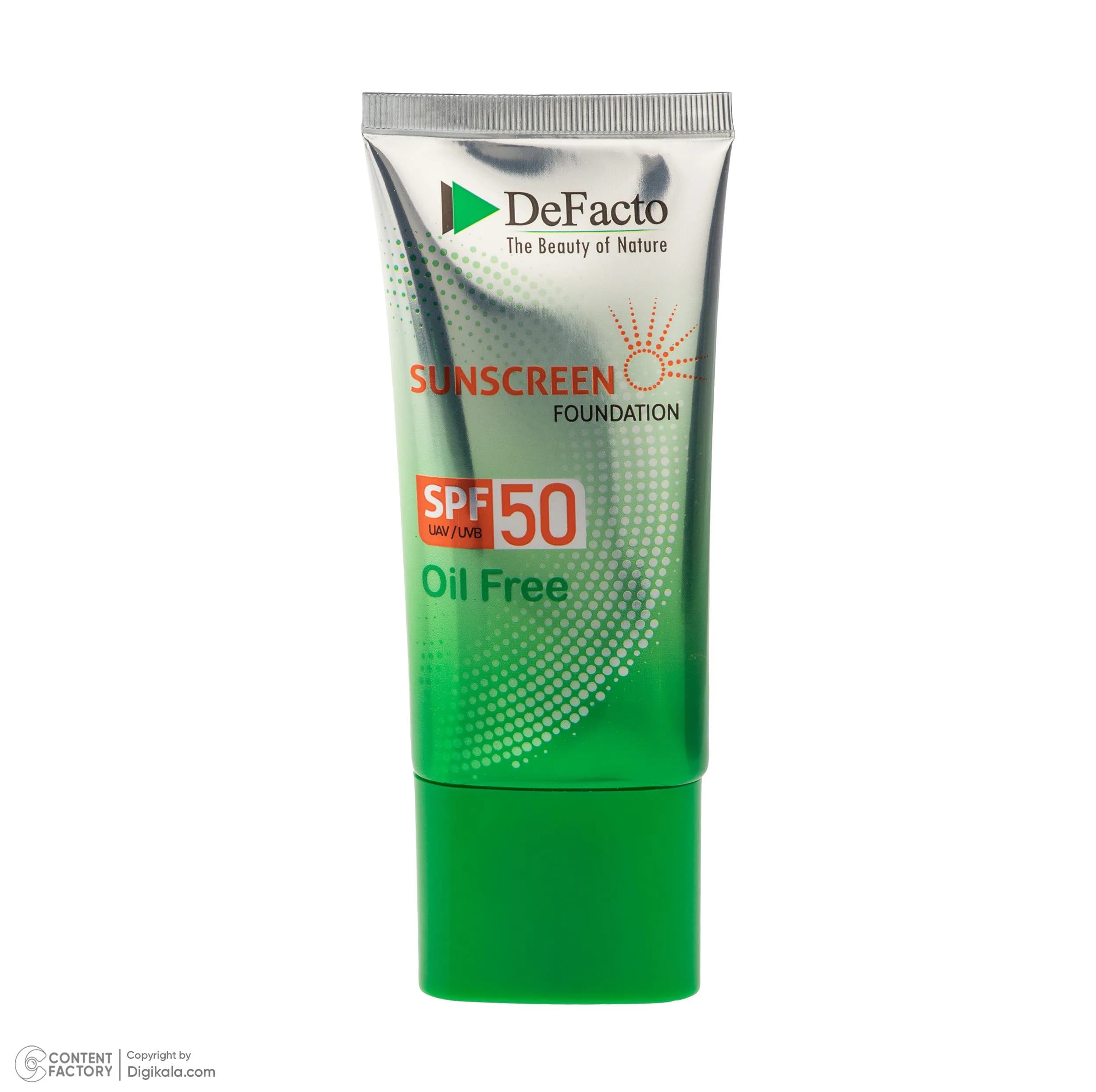 کرم ضد آفتاب رنگی صورت دیفکتو SPF 50 مدل NB ‌محافظ در برابر اشعه UVA،UVB مناسب برای پوست‌ چرب حجم 50 میلی‌لیتر — تصویر ۵