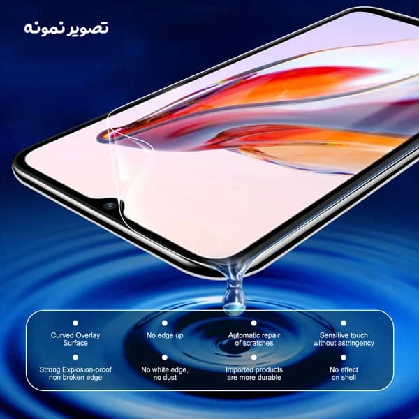 نانو برچسب شفاف صفحه نمایش Xiaomi Redmi A3 — تصویر ۳