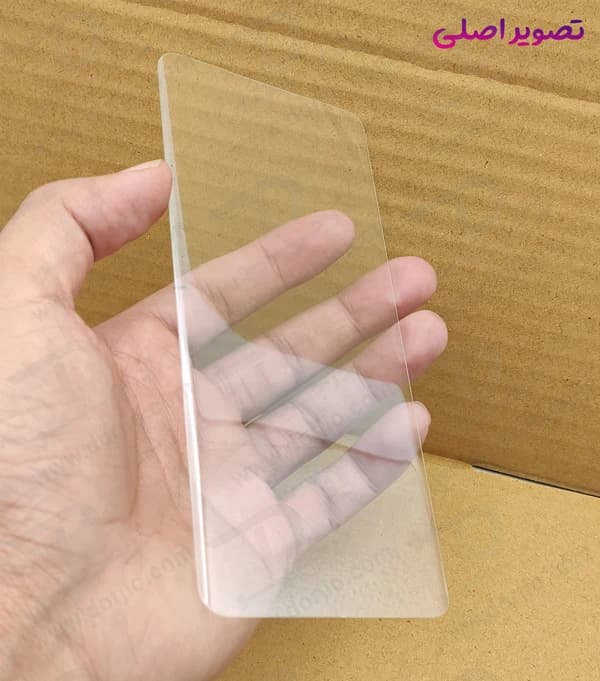 گلس UV تمام شفاف تمام صفحه Xiaomi Redmi Note 14 Pro 4G — تصویر ۴