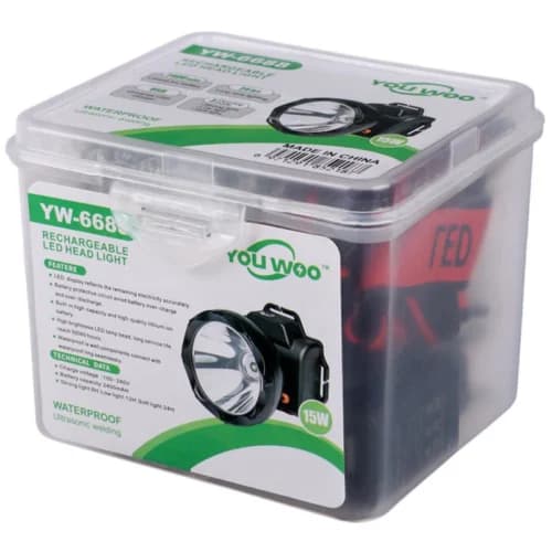 چراغ قوه پیشانی هدلایت شارژی YOU WOO YW-6688 — تصویر ۲