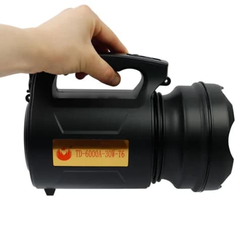 چراغ قوه شارژی TD-6000A-30W-T6 — تصویر ۸