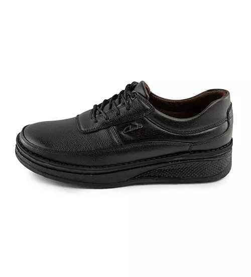 کفش روزمره مردانه Clarks چرم مصنوعی بند دار مشکی مدل 44481