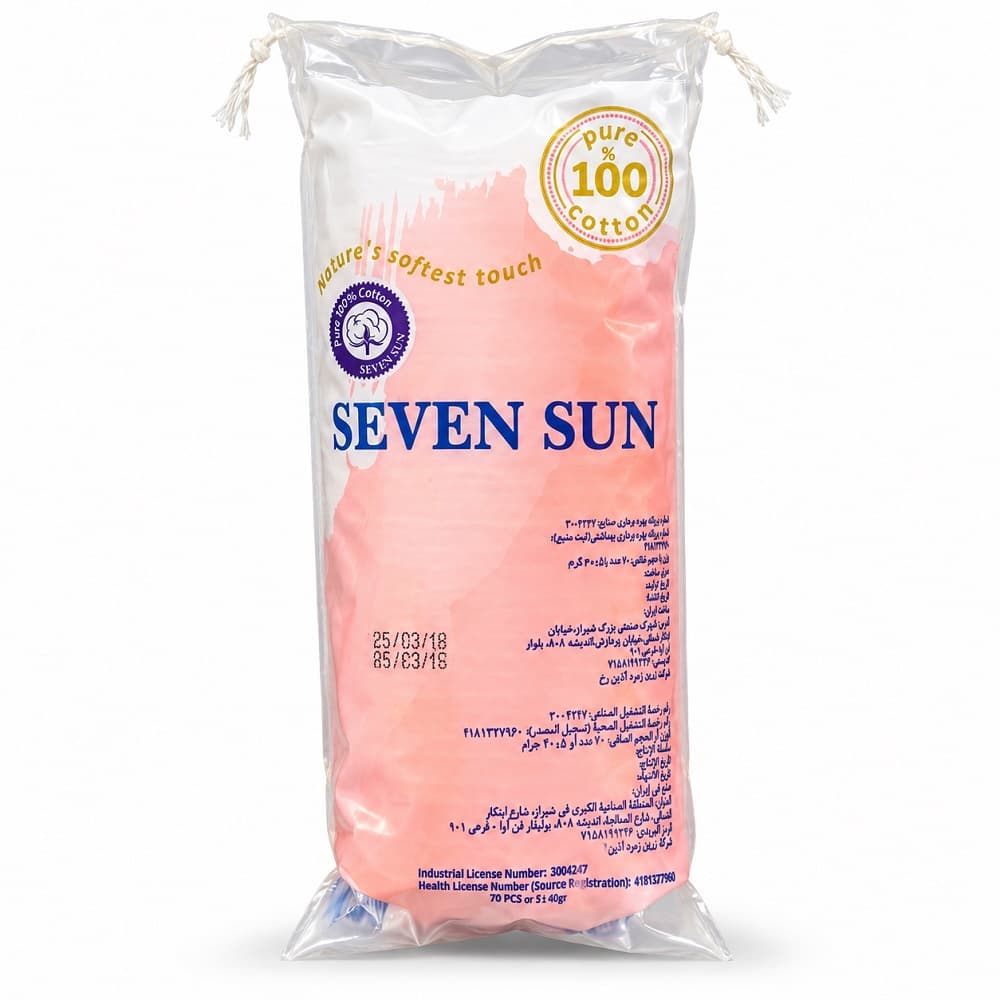 پد آرایش پاک کن ۷۰ عددی سون سان Seven Sun