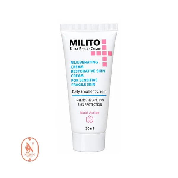 کرم ترمیمکننده میلیتو مدل اولترا مناسب انواع پوست حجم 30 میلی لیتر