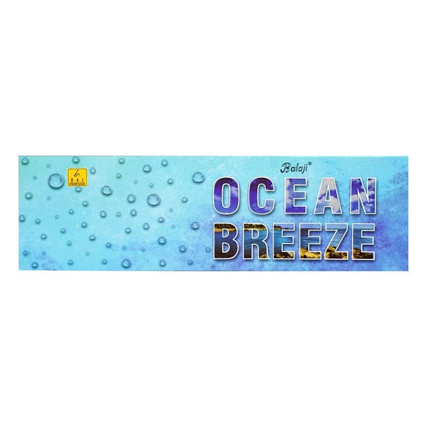 عود دست ساز هندی Ocean Breeze برند balaji بسته 50 گرمی
