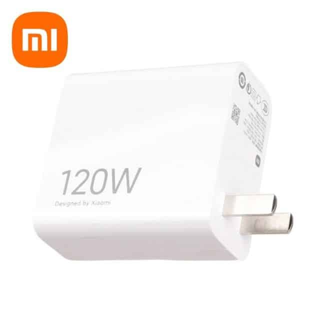 آداپتور (کلگی) شارژر 120w شیائومی + سوزن سیم‌کارت رنگ‌دار