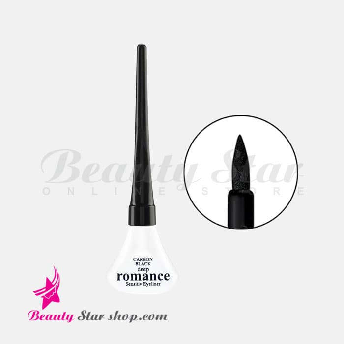 خط چشم کوزه ای ماژیکی دیپ رومنس مدل Carbon Black