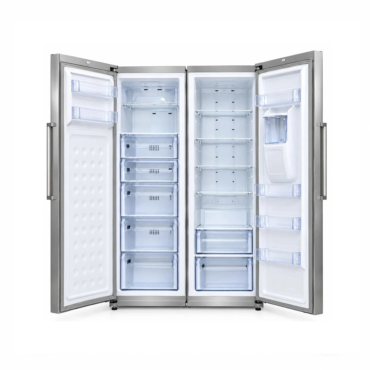 یخچال و فریزر دوقلو مجیک مدل MR 602 IA-ice سیلور — تصویر ۳