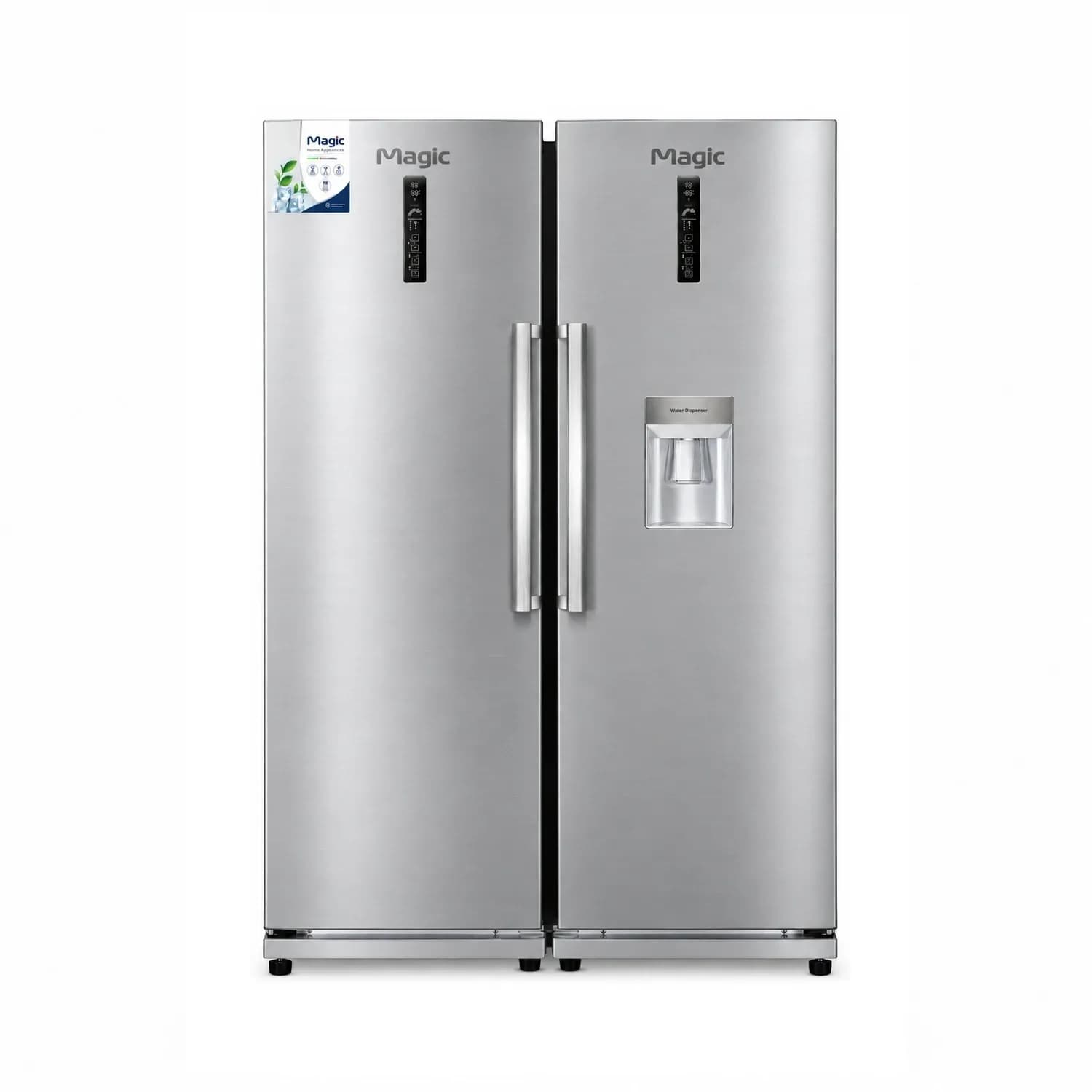 یخچال و فریزر دوقلو مجیک مدل MR 602 IA-ice سیلور