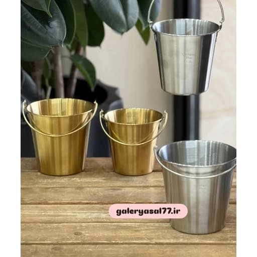 سطل استیل سیلور مبلمان اورلین مدل 978708