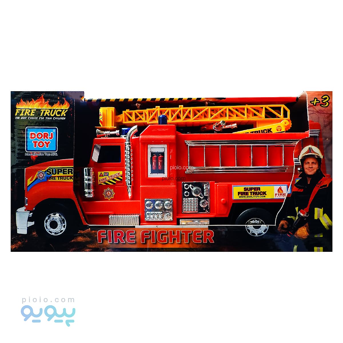 اسباب بازی ماشین آتش نشانی دورج توی مدل Fire Truck