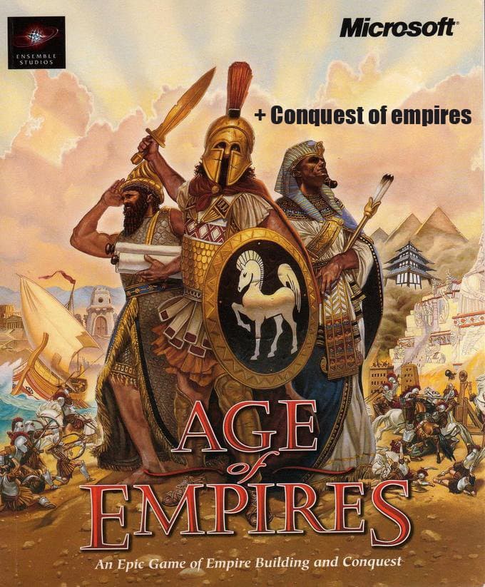 بازی کامپیوتر Age Of Empires + Conquest Of Empires