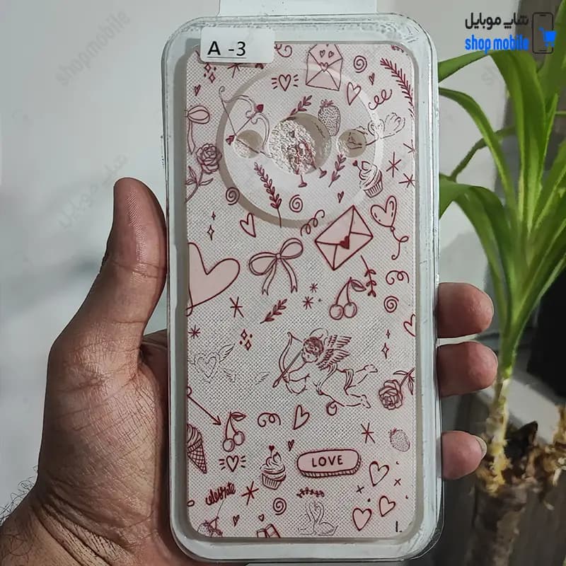 قاب گوشی شیائومی ردمی A3 (کاور فانتزی مدل ژله ای سوزنی طرح پاپیون، قلب و فرشته)