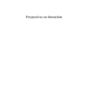 دانلود کتاب Perspectives on Interaction