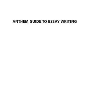 دانلود کتاب Anthem Guide to Essay Writing
