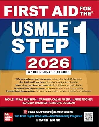 و دانلود نسخه کامل کتاب زبان اصلی First Aid for the USMLE Step 1 2026 PDF | دانلود کتاب خارجی