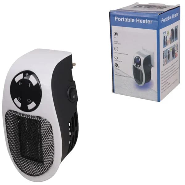 بخاری برقی Portable Heater + ریموت کنترل — تصویر ۳