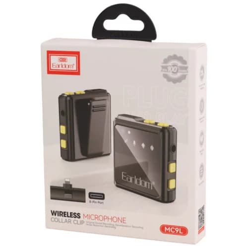 میکروفون یقه ای بی سیم دوتایی ارلدام ET-MC9L Lightning — تصویر ۱۱