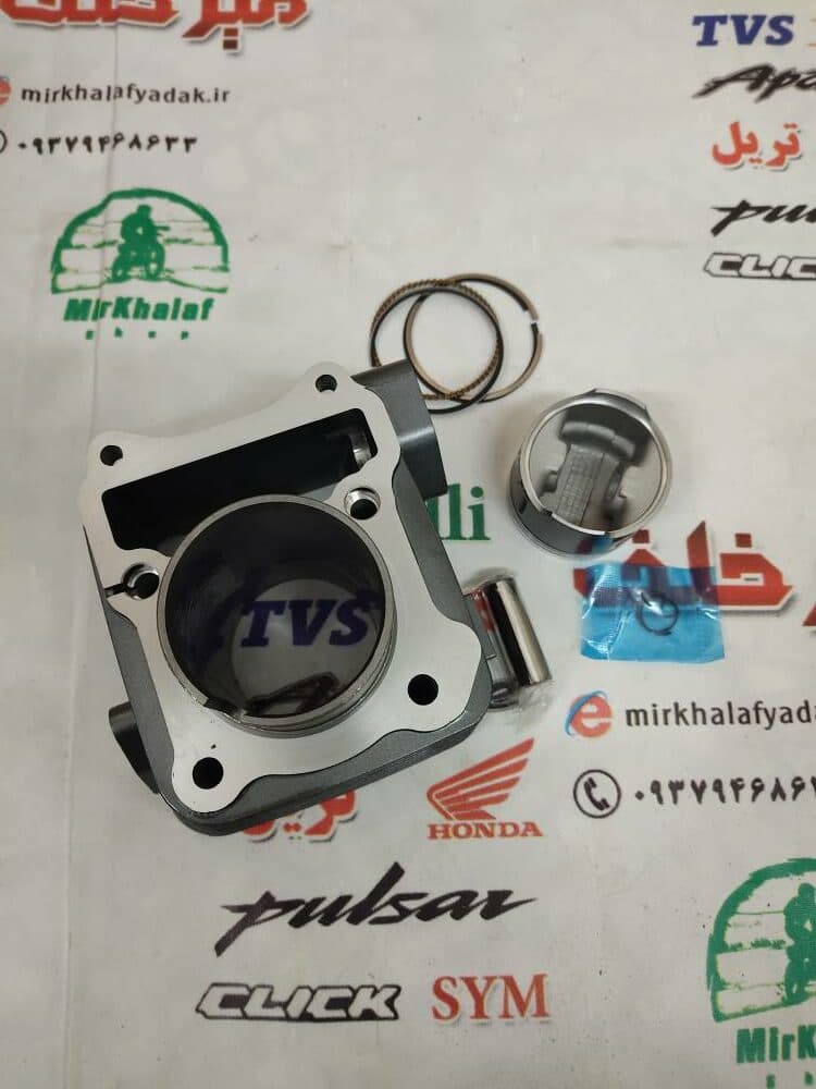 سیلندر با رینگ پیستون موتور بنلی 150 قدیم کاربرات و انژکتور شرکتی