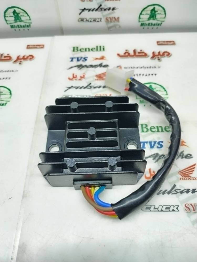 شارژر باطری موتور هوندا و بی کلاچ 5 سیم رنگی